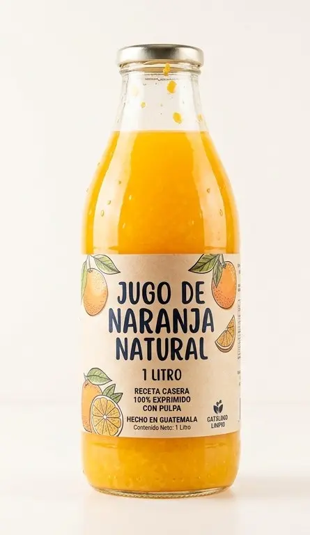 Jugo de Naranja 100% Natural 1L