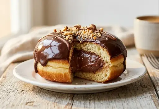 [PAN-005] Mini Dona Chocolate Relleno Manjar