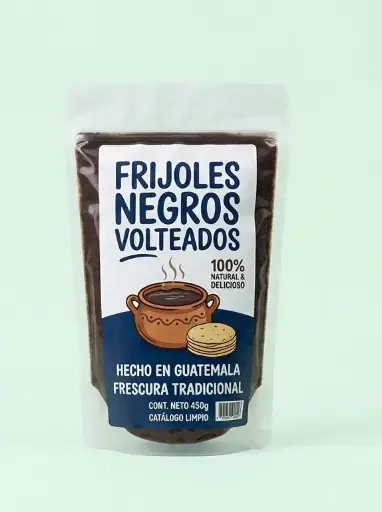 [GRA-002] Frijol Negro Volteado (bolsa)