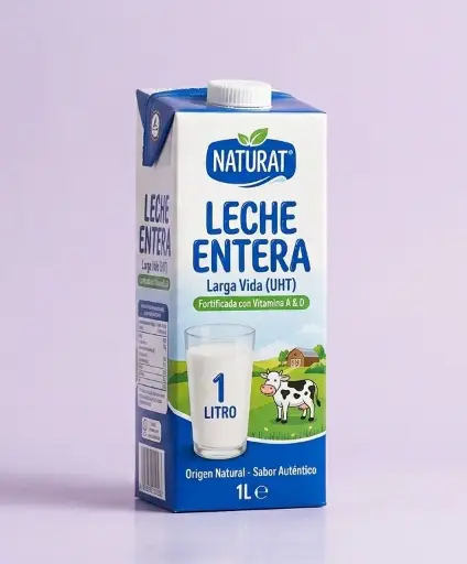 [LAC-001] Leche Entera Larga Vida 1L